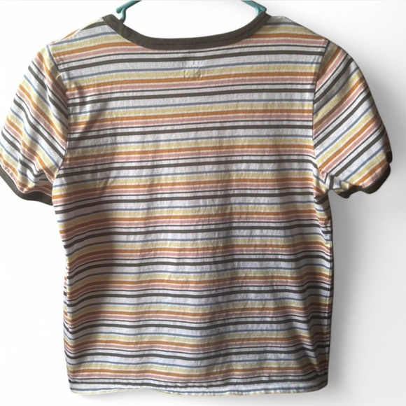vans striped short sleeve t-shirt in multi-colored hues - Picture 3 of 5